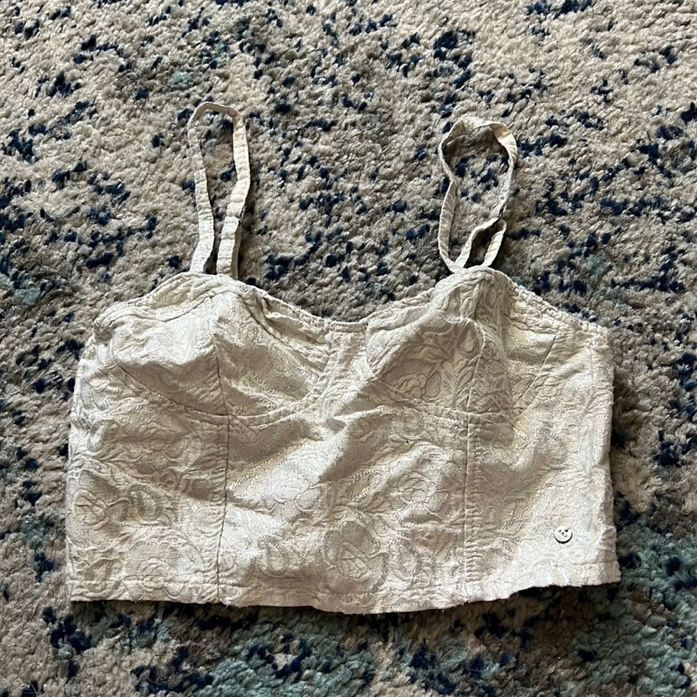Abercrombie and Fitch Bustier Crop Top